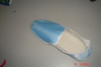 浅兰色小洁净鞋