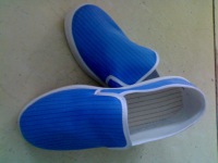 兰色条纹洁净鞋